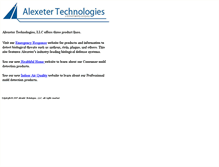 Tablet Screenshot of alexeter.com